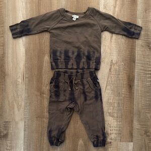 Splendid Brown and Black Kids Matching Set